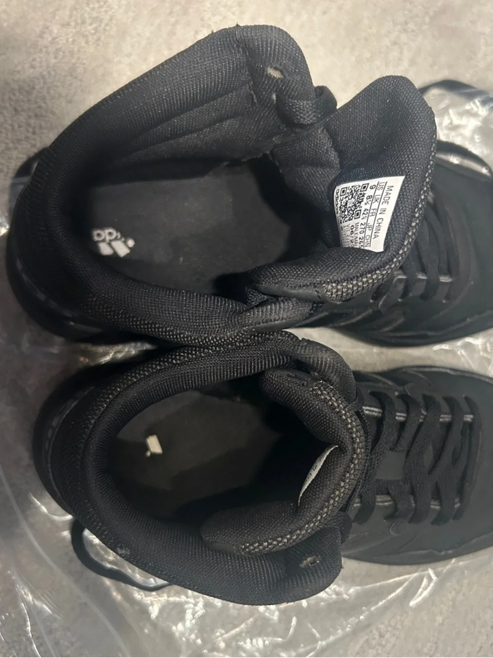 Adidas High-Top Athletic Shoes